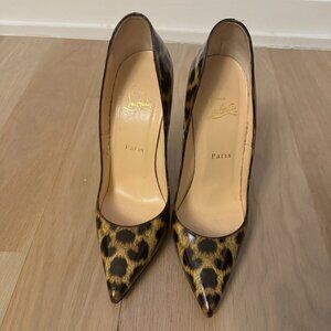 Christian Louboutin So Kate Leopard Pumps
